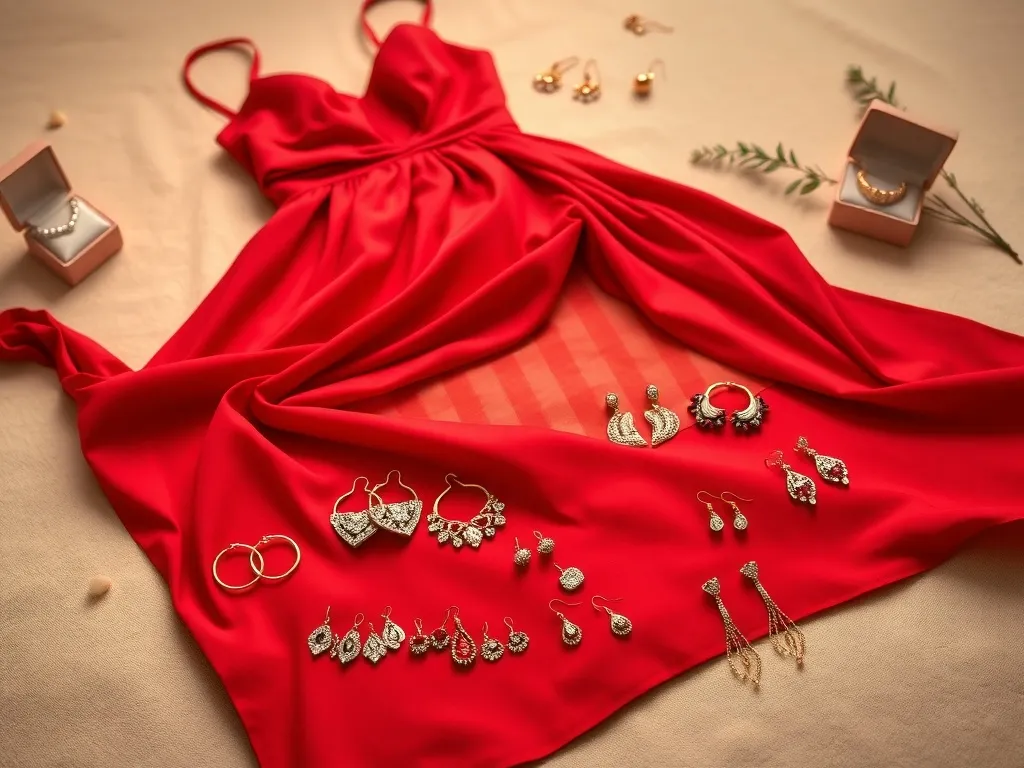 Jakie kolczyki do czerwonej sukienki wybrać na różne okazje?