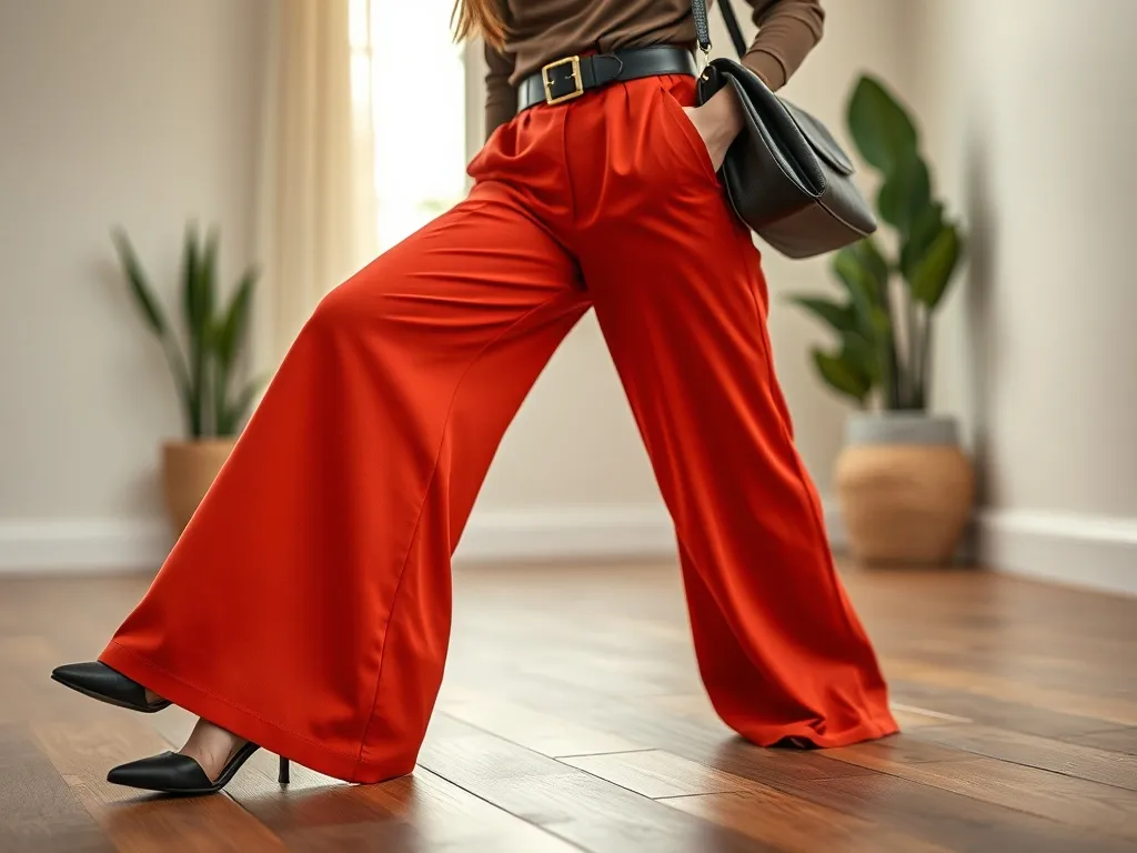 Jak stylizować szerokie spodnie, żeby wyglądać modnie?